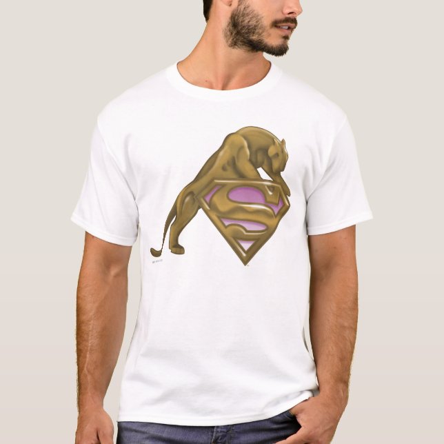 Camiseta Supergirl Golden Cat (Anverso)