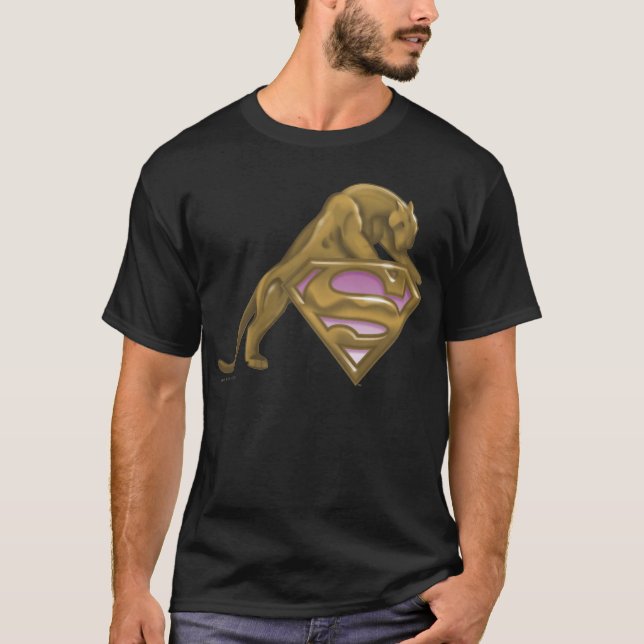 Camiseta Supergirl Golden Cat (Anverso)