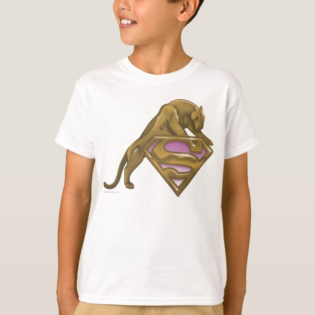 Camiseta Supergirl Golden Cat (Anverso)