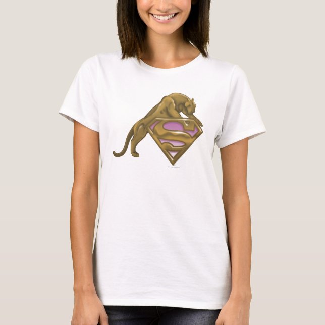 Camiseta Supergirl Golden Cat (Anverso)