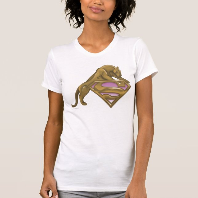 Camiseta Supergirl Golden Cat (Anverso)