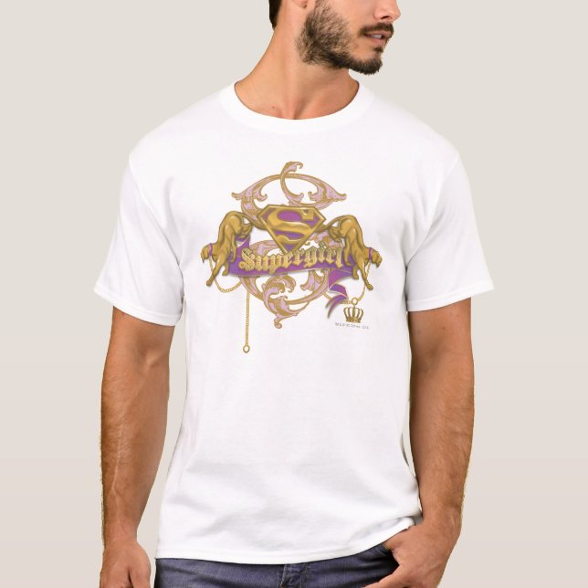 Camiseta Supergirl Golden Cat 2 (Anverso)