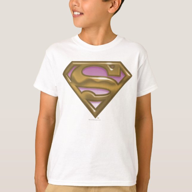 Camiseta Supergirl Golden Logo (Anverso)