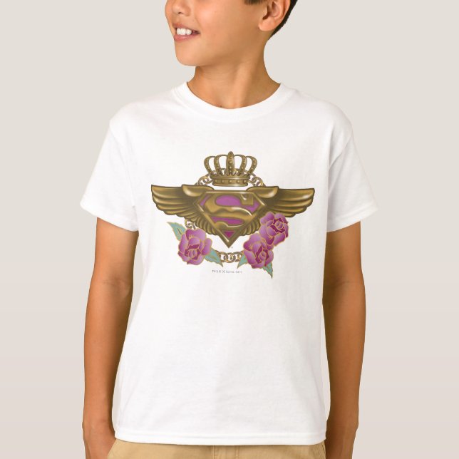 Camiseta Supergirl Golden Wings (Anverso)