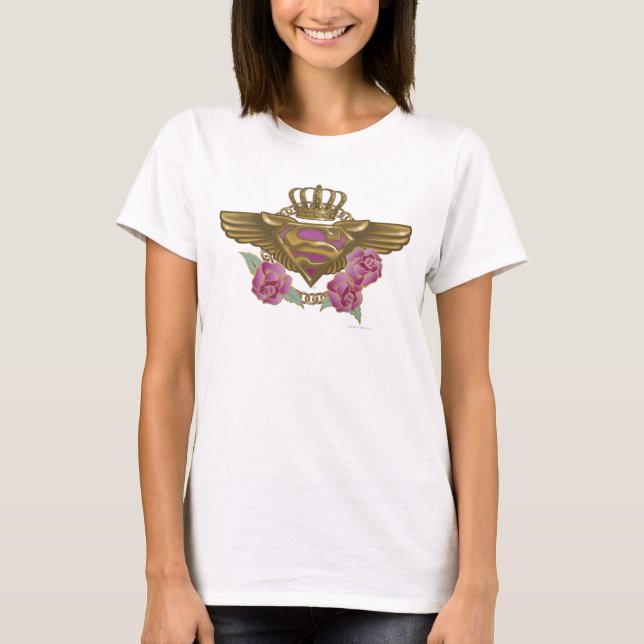 Camiseta Supergirl Golden Wings (Anverso)