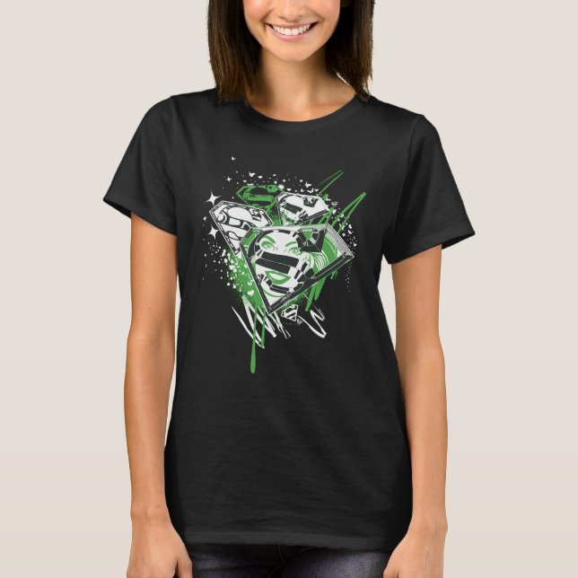 Camiseta Supergirl Green Spills (Anverso)