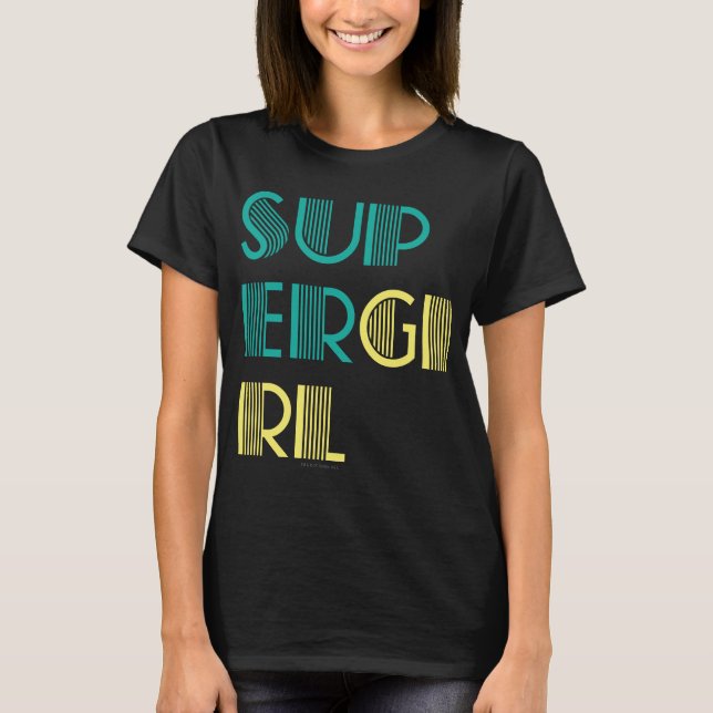 Camiseta Supergirl Green y Yellow (Anverso)