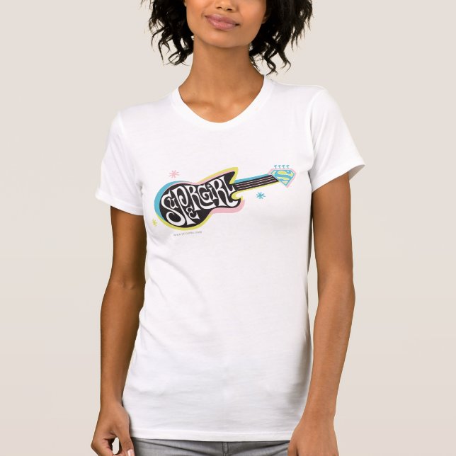 Camiseta Supergirl Guitar (Anverso)