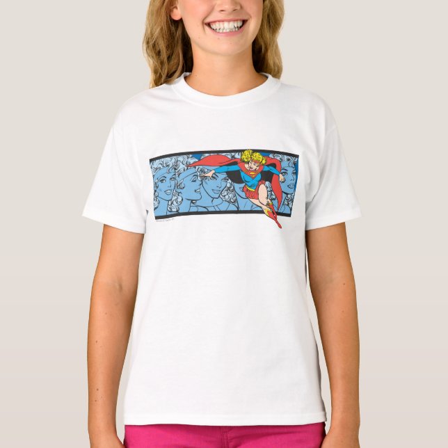 Camiseta Supergirl Head Shots (Anverso)