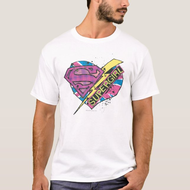 Camiseta Supergirl Heart and Bolt (Anverso)
