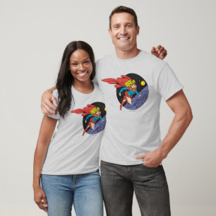 Camiseta Supergirl Leaps in Space