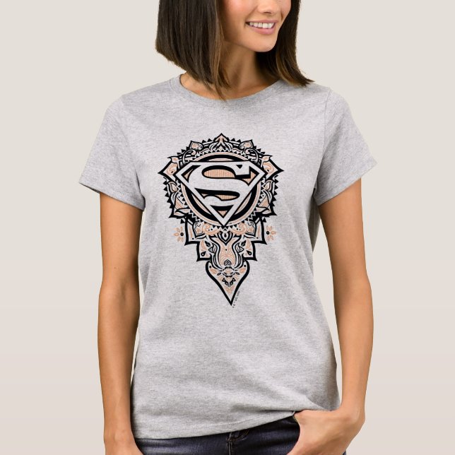 Camiseta Supergirl Mandala Graphic (Anverso)