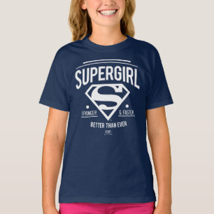 Camiseta Supergirl mejor que nunca retro gráfico