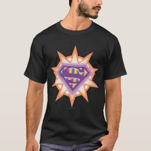 Camiseta Supergirl Naranja Starburst
