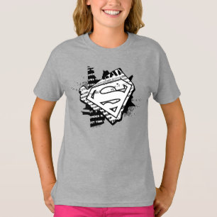 Camiseta Supergirl Newsprint S-Shield