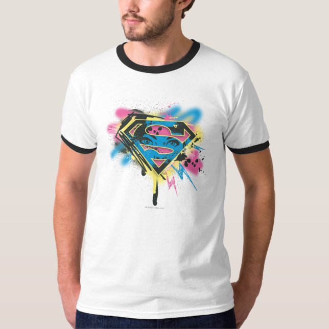 Camiseta Supergirl Paint and Spills (Anverso)