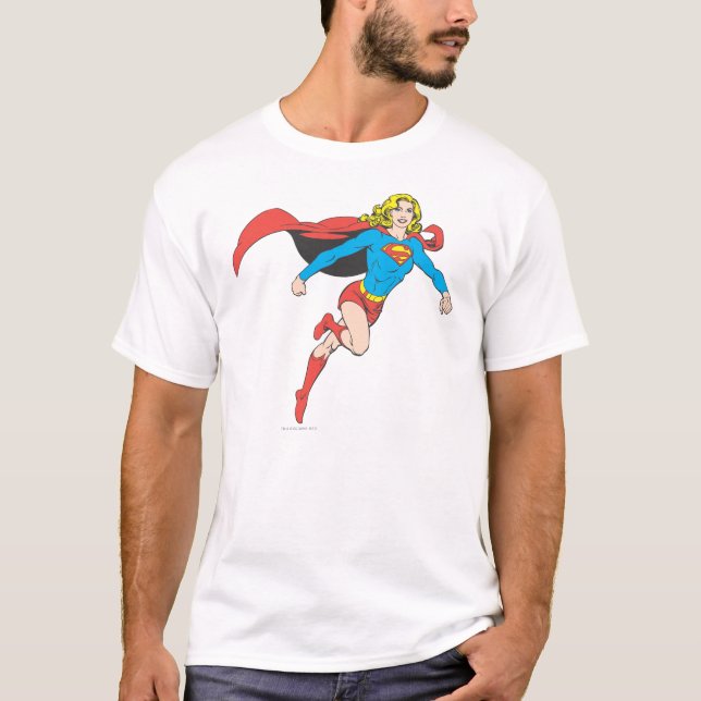 Camiseta Supergirl Pose 1 (Anverso)