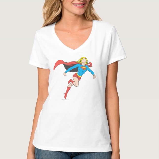 Camiseta Supergirl Pose 1 (Anverso)