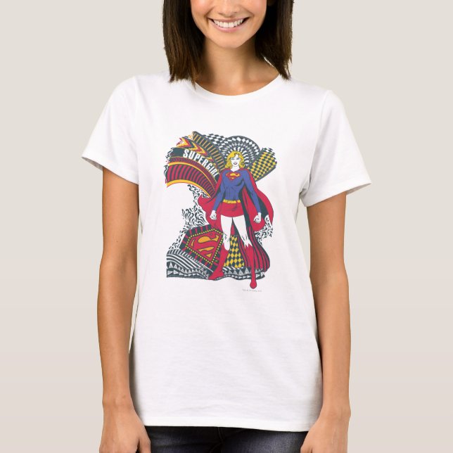 Camiseta Supergirl Random World 1 (Anverso)