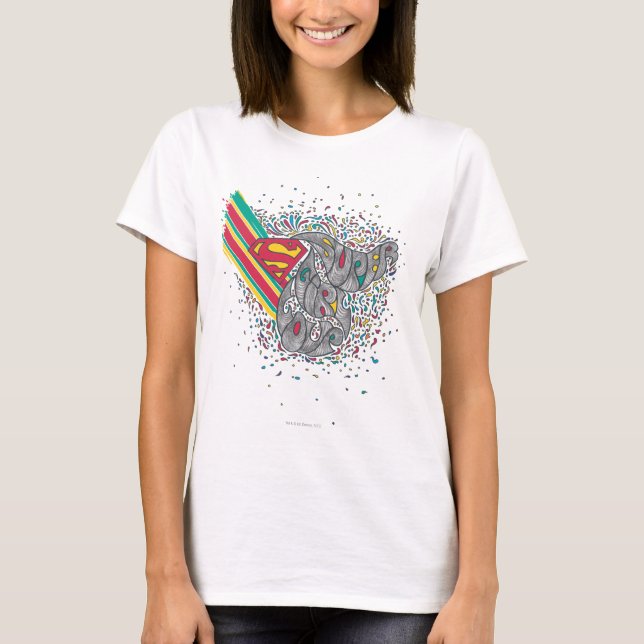 Camiseta Supergirl Random World 2 (Anverso)