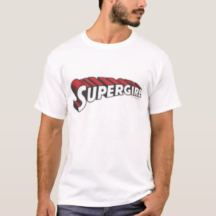 Camiseta Supergirl Red and White Logo