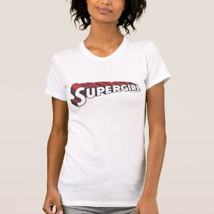 Camiseta Supergirl Red and White Logo