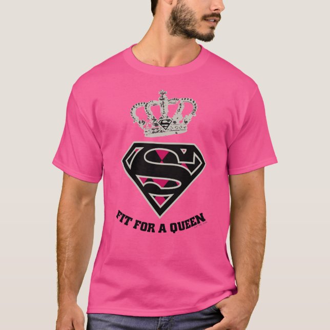 Camiseta Supergirl S-Shield "Fit For A Queen" (Anverso)