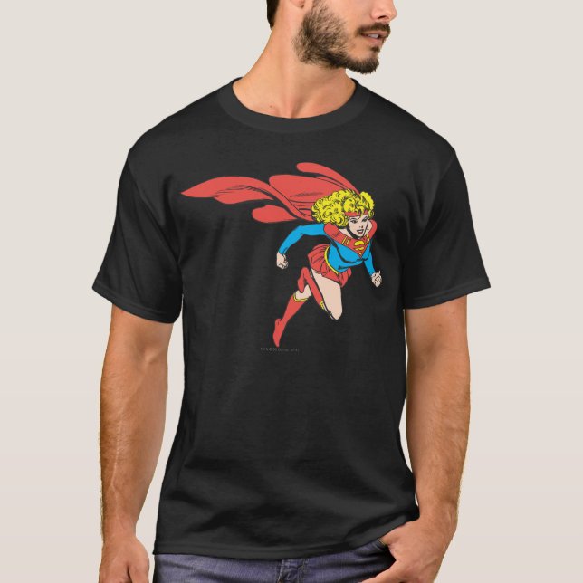 Camiseta Supergirl Salta a la derecha (Anverso)