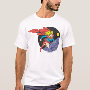Camiseta Supergirl salta en espacio