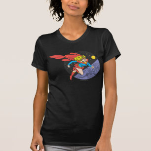 Camiseta Supergirl Saltos en el espacio