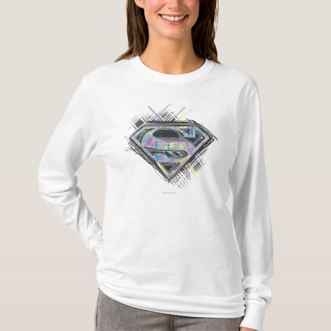 Camiseta Supergirl Scribbles Logo (Anverso)