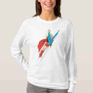 Camiseta Supergirl se eleva arriba