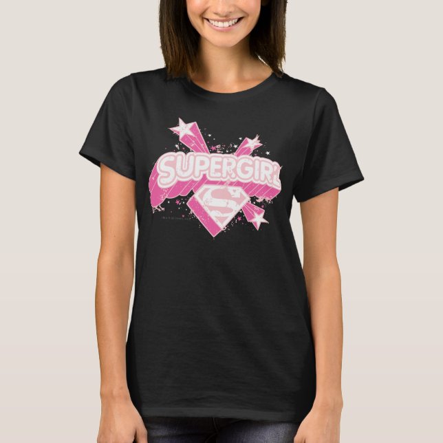 Camiseta Supergirl Stars and Logo (Anverso)