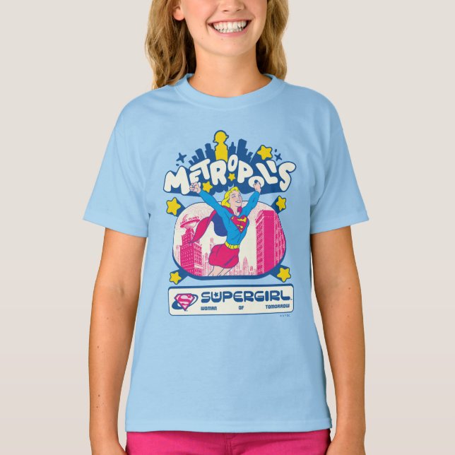 Camiseta Supergirl Super Pop Woman of Tomorrow (Anverso)
