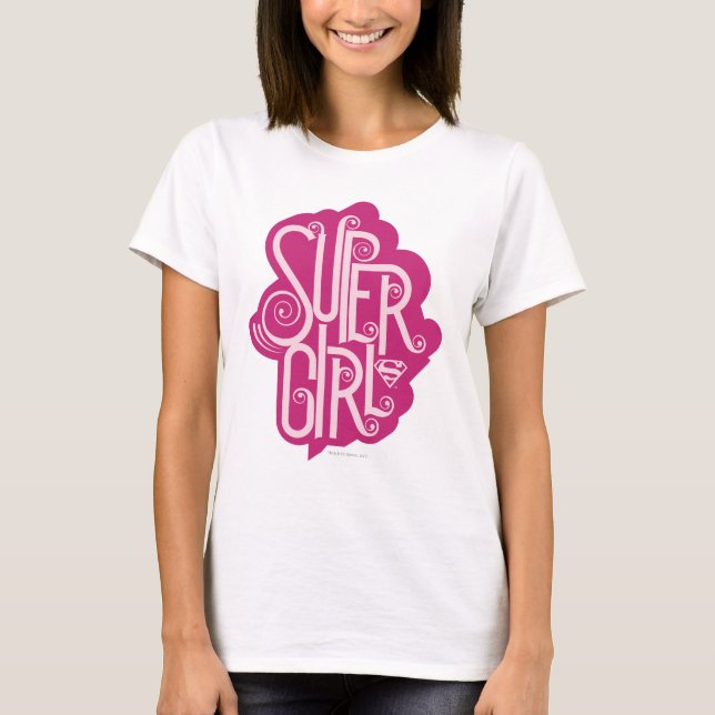 Camiseta Supergirl Swirl 1 (Anverso)
