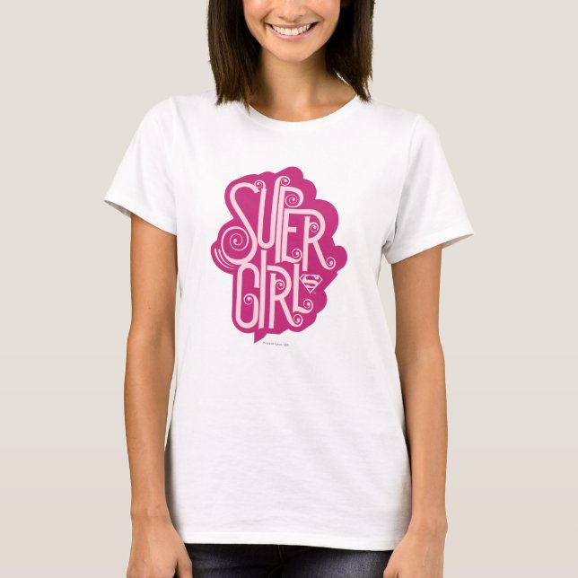 Camiseta Supergirl Swirl 1 (Anverso)
