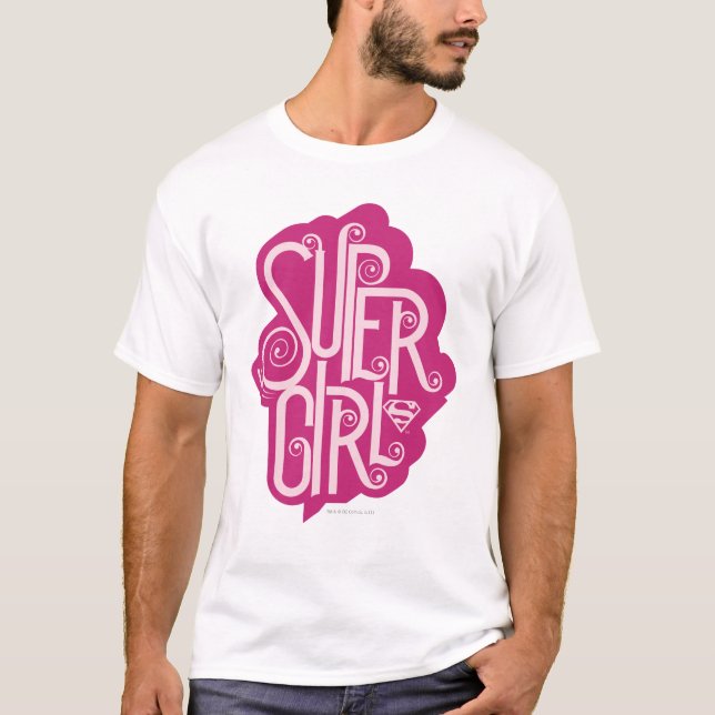 Camiseta Supergirl Swirl 1 (Anverso)