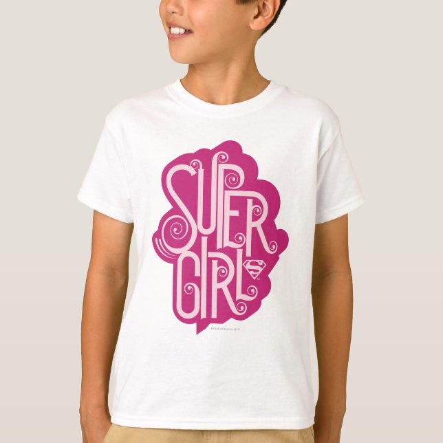 Camiseta Supergirl Swirl 1 (Anverso)