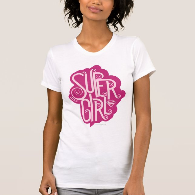 Camiseta Supergirl Swirl 1 (Anverso)