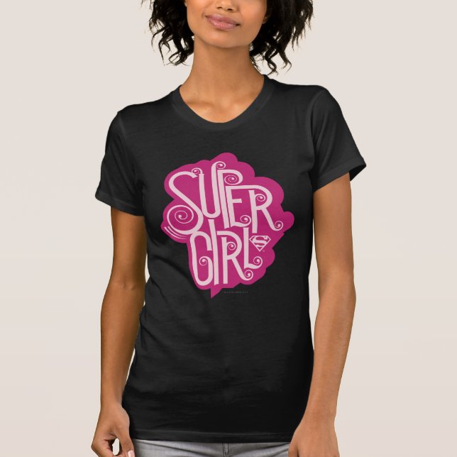 Camiseta Supergirl Swirl 1 (Anverso)