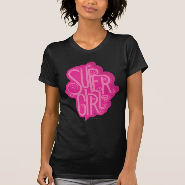 Camiseta Supergirl Swirl 2 (Anverso)