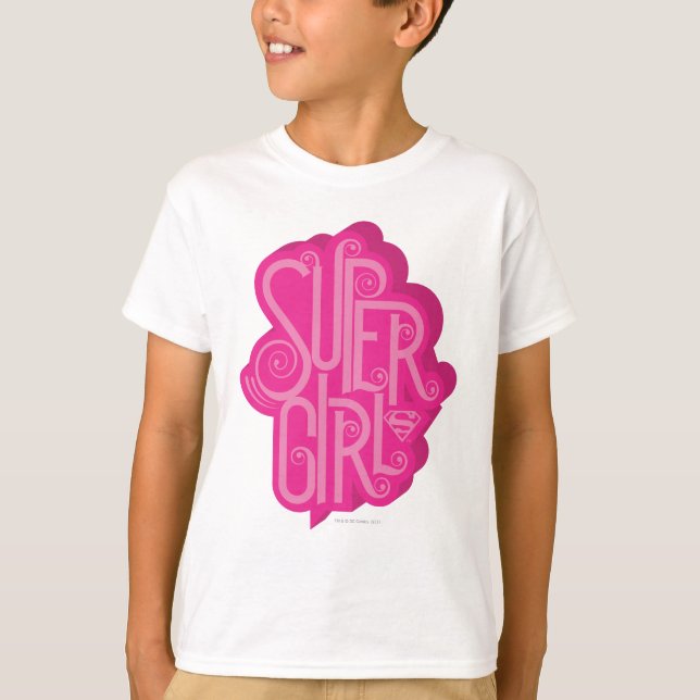 Camiseta Supergirl Swirl 2 (Anverso)