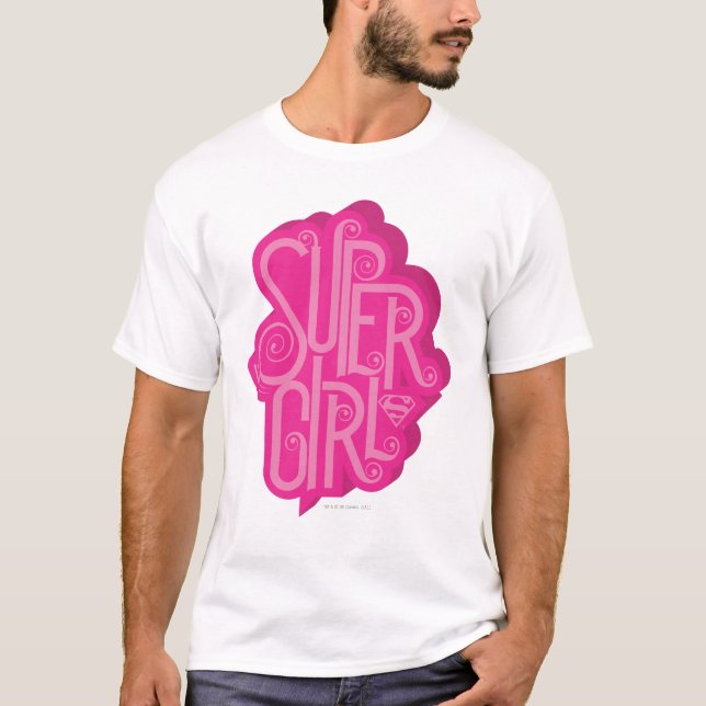 Camiseta Supergirl Swirl 2 (Anverso)