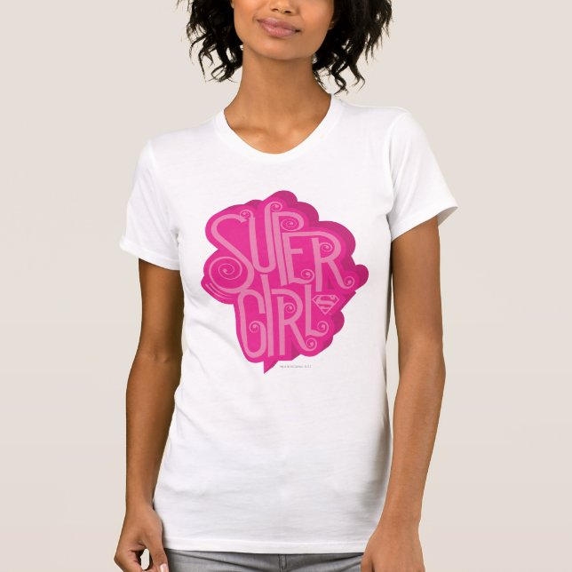 Camiseta Supergirl Swirl 2 (Anverso)