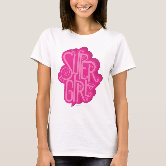 Camiseta Supergirl Swirl 2 (Anverso)