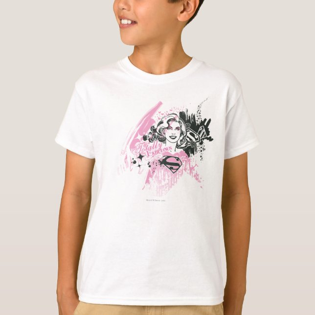 Camiseta Supergirl Totalmente Fabuloso (Anverso)