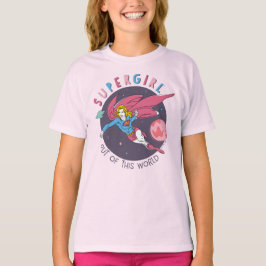 Camiseta Supergirl Volando hacia arriba Ilustracion