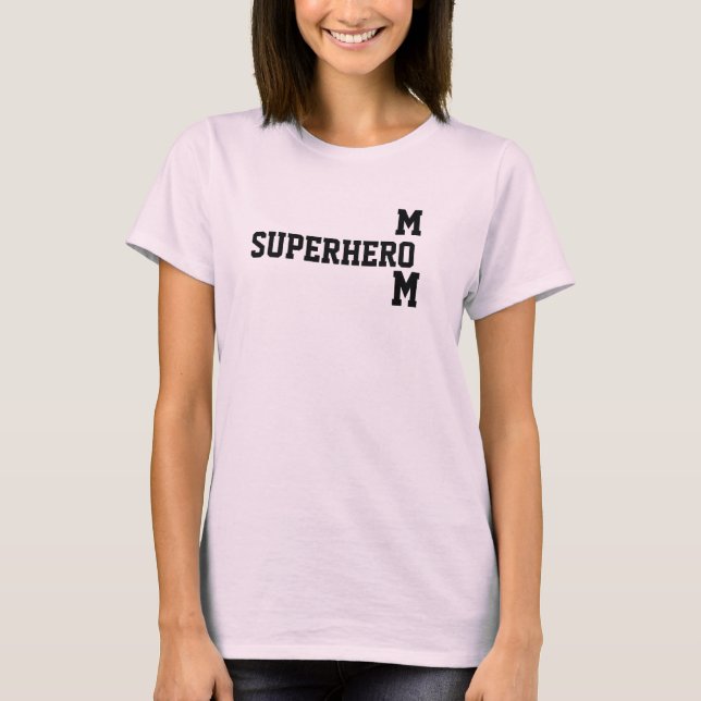 Camiseta SUPERHERO MOM tee (Anverso)