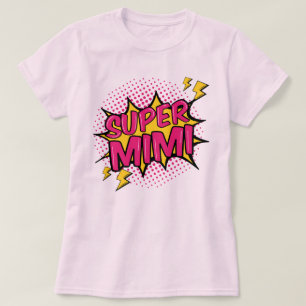 Camiseta Superhéroe cómico Super Mimi