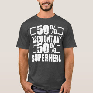 Camiseta Superhéroe contable
